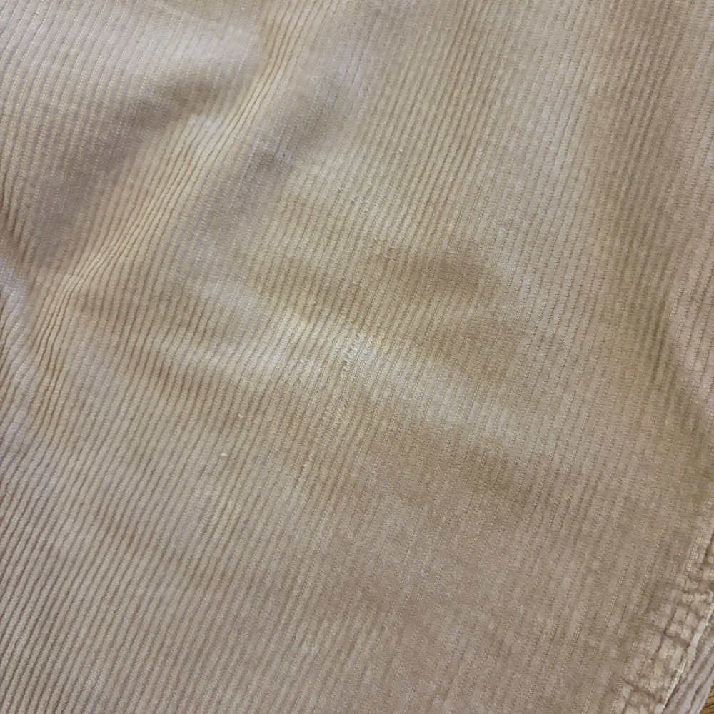 Vintage Chaps Ralph Lauren Corduroy Pleated Pants 38x34 Cuffed Baggy Tan 90s - Picture 8 of 14